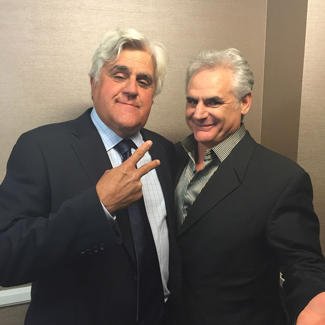 Joe Nipote and Jay Leno